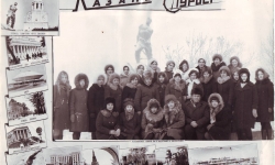 1976, Казань, поездка студентов по Ленинским местам