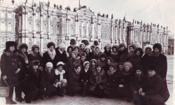 1976, Ленинград, поездка студентов по Ленинским местам