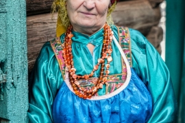 Женщина из рода старообрядцев семейских, Бурятия.